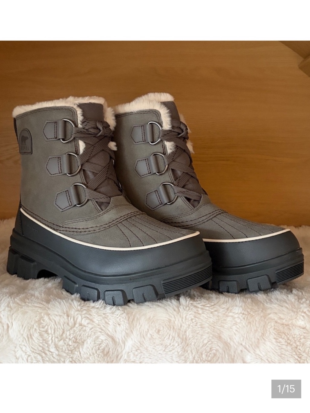 Nwtsorel Women's Tivoli V Waterproof Boot | Quarry, Grill 7.5
